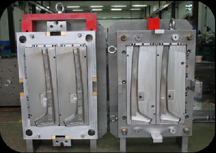 HASCO Standaard Ingesloten Plastic Injection Mould Auyo Onderdeel Hoofd (schotel) Rooster